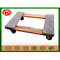 dolly flat cart wooden moving dolly/ trolley moving tool cart for Electrical equipment, Furniture